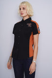 Blusa bicolor Harley Davidson Talla L 2