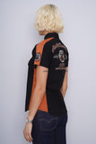 Blusa bicolor Harley Davidson Talla L 3