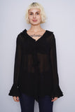 Blusa negro CHICO´S Talla 2 1