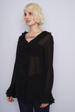 Blusa negro CHICO´S Talla 2 2
