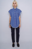 Blusa denim azul Calvin Klein Jeans Talla M 4