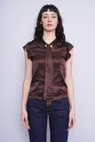 Blusa café pixie hopkins Talla XS 1