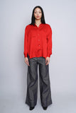 Blusa rojo OLEG CASSINI Talla 8 4