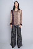 Blusa multicolor EQUIPMENT Talla M 4