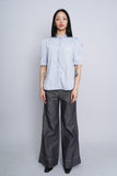 Blusa denim celeste FRAME Talla S 4