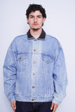 Jackets denim celeste iamaw Talla L 1