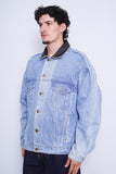 Jackets denim celeste iamaw Talla L 2
