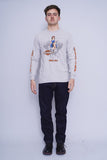 Polera gris Harley Davidson Talla M 4