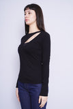 Polera negro guess Talla M 2