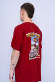 Polera terracota Harley Davidson Talla XL 3
