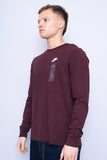 Polera burdeo the nike tee Talla S 2