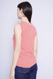 Polera rojo/blanco michael kors Talla S 3