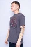 Polera gris Harley Davidson Talla L 2
