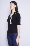 Polera negro Banana Republic Talla M 2