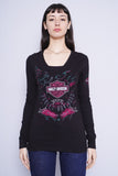 Polera negra Harley Davidson Talla M 1