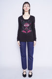 Polera negra Harley Davidson Talla M 4