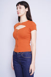 Polera terracota guess los angeles Talla S 2