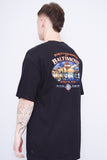 Polera negro Harley Davidson Talla XL 3