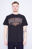 Polera negro Harley Davidson Talla L 1