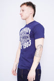 Polera azul Harley Davidson Talla S 2