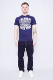 Polera azul Harley Davidson Talla S 4
