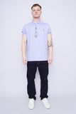 Polera celeste Polo Ralph Lauren Talla L 4