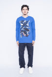 Polera azul ED HARDY Talla M 4