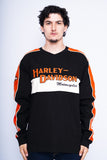 Polera bicolor Harley Davidson Talla M 1