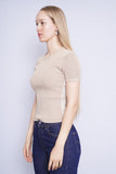 Polera beige GUESS Talla S 2