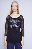 Polera negro HARLEY DAVIDSON Talla L 1