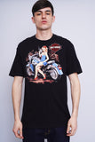 Polera negro Harley Davidson Talla L 1