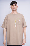 Polera beige Carhartt Talla L 1