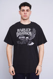Polera negro Harley Davidson Talla L 1