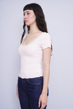 Polera damasco GUESS Talla S 2