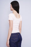 Polera damasco GUESS Talla S 3