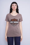 Polera café HARLEY DAVIDSON Talla M 1
