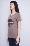 Polera café HARLEY DAVIDSON Talla M 2