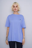 Polera celeste Polo Ralph Lauren Talla L 1