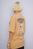 Polera beige Harley Davidson Talla L 3