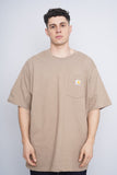 Polera café Carhartt Talla L 1