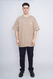 Polera café Carhartt Talla L 4