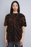Polera bicolor negro/café JAMES PERSE Talla 3 1