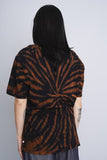 Polera bicolor negro/café JAMES PERSE Talla 3 3