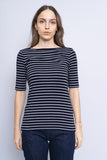 Polera bicolor azul/plateado LAUREN RALPH LAUREN T 1
