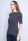 Polera bicolor azul/plateado LAUREN RALPH LAUREN T 2