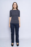 Polera bicolor azul/plateado LAUREN RALPH LAUREN T 4