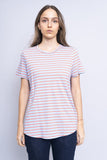 Polera bicolor celeste/naranjo BANANA REPUBLIC Tal 1