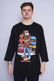 Polera Print negro akoo mfg co Talla XXL 1