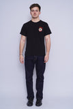 Polera Print negro mnwka Talla M 4