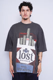Polera Print gris lost Talla XXL 1